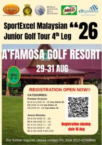 Malaysian Junior Golf Tour 2026 – 4th Leg